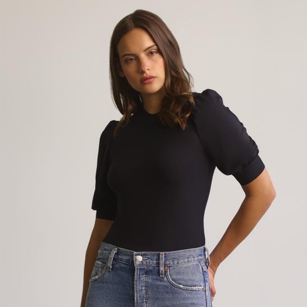 NWT Commando Butter Puff Sleeve Tee